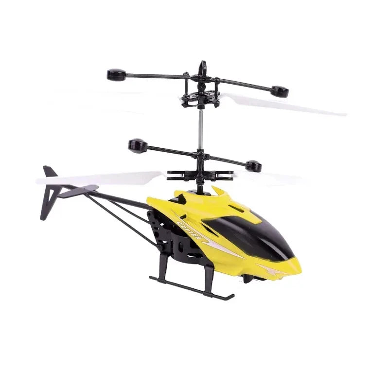 Rechargeable Mini RC Drone Remote Safe Fall-Resistant RC Helicopters Drone Children Toys(No Remote Control Battery)