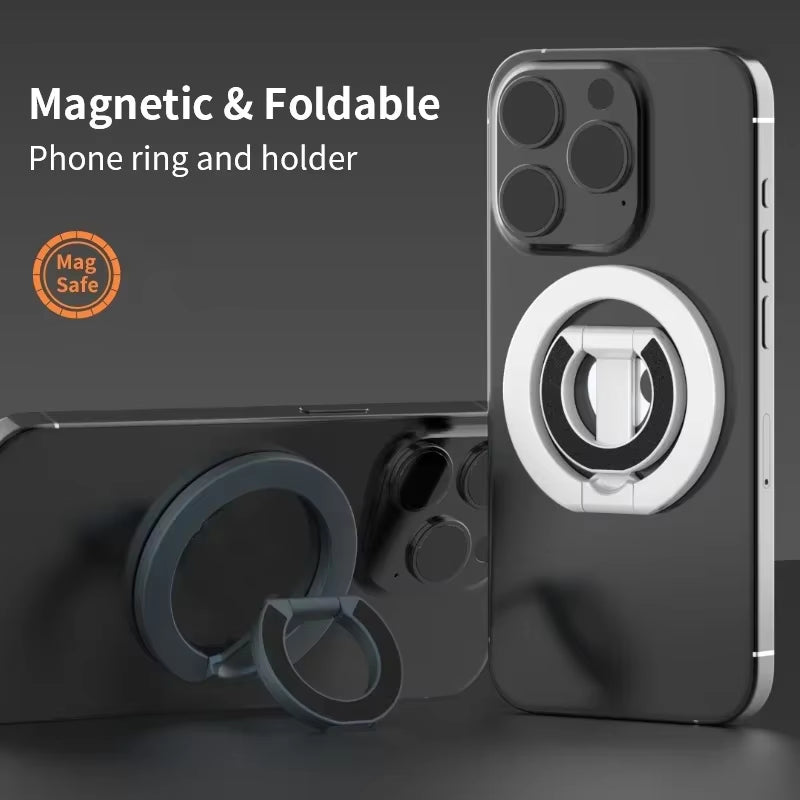 Revolutionary Double-Sided Magnetic Phone Ring Holder - Portable and Stylish Stand for Your Mobile Device