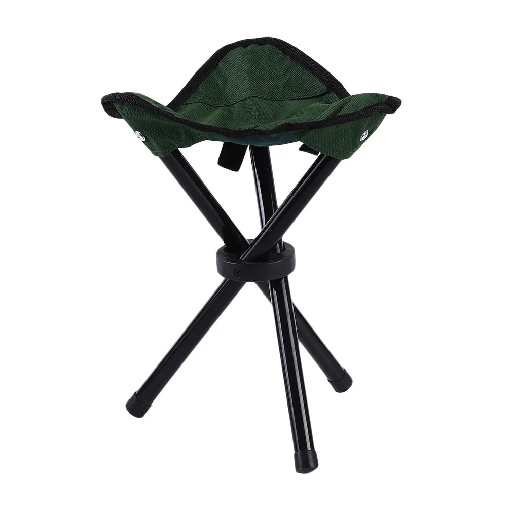 Portable Steel Foldable Tripod Stool β Your Essential Companion for Picnics, Camping, Hiking, and Fishing Adventures