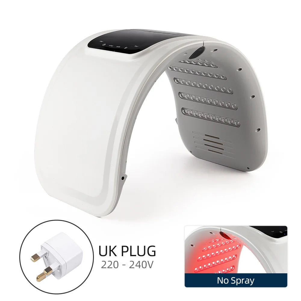 Foreverlily 7 Colors LED Photon Machine Skin Rejuvenation Nano Spray Facial Body Spa Device Deep Hydration Beauty Mask