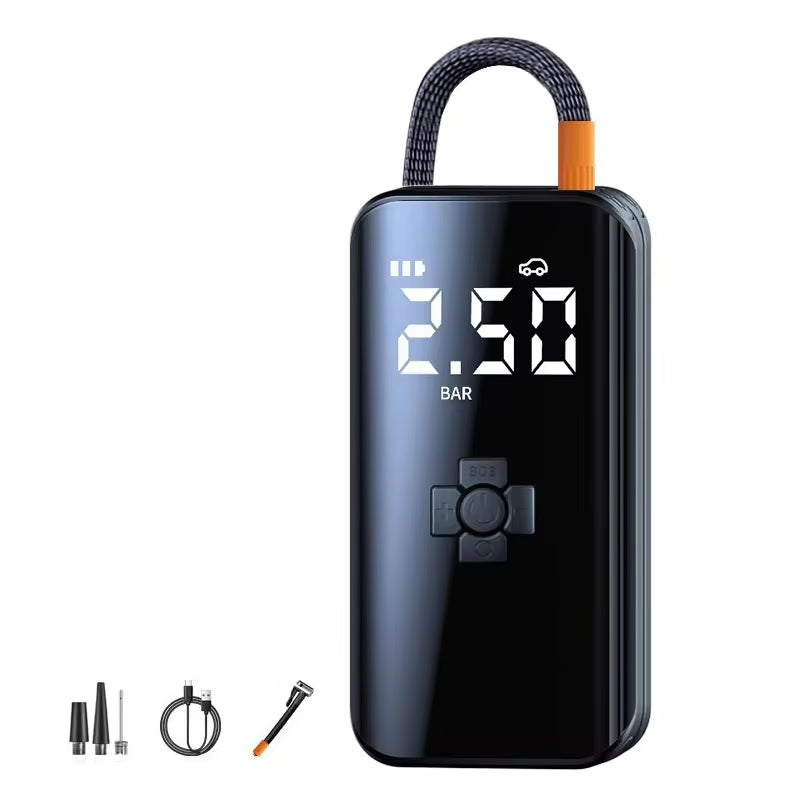 Powerful Wireless Car Air Compressor - Versatile Electric Tire Inflator for Cars, Motorcycles, Bicycles, and More!