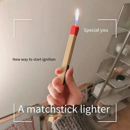 Gradient Ultra Long Luminous Match Lighter Butane Torch Inflatable Home Aromatherapy Kitchen Tool Gift - New Design