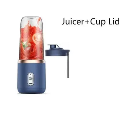 Portable Electric 400ml 6 Blades Juice Blender For Fresh Juice Smoothie