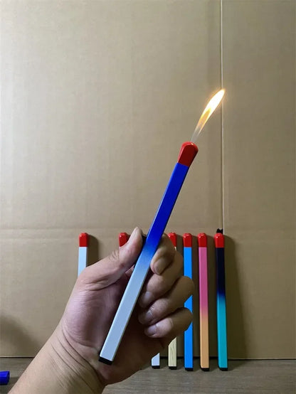 Gradient Ultra Long Luminous Match Lighter Butane Torch Inflatable Home Aromatherapy Kitchen Tool Gift - New Design