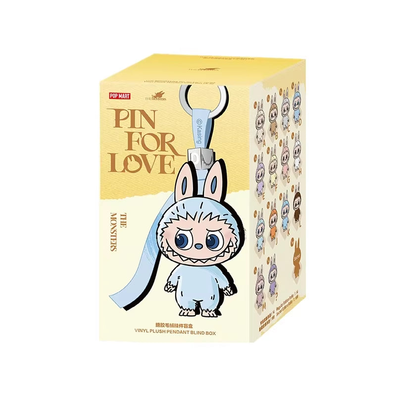 POP MART Labubu the Monsters Pin for Love Series Blind Box Guess Bag Mystery Box Toy Doll Anime Figure Ornaments Gift Collection