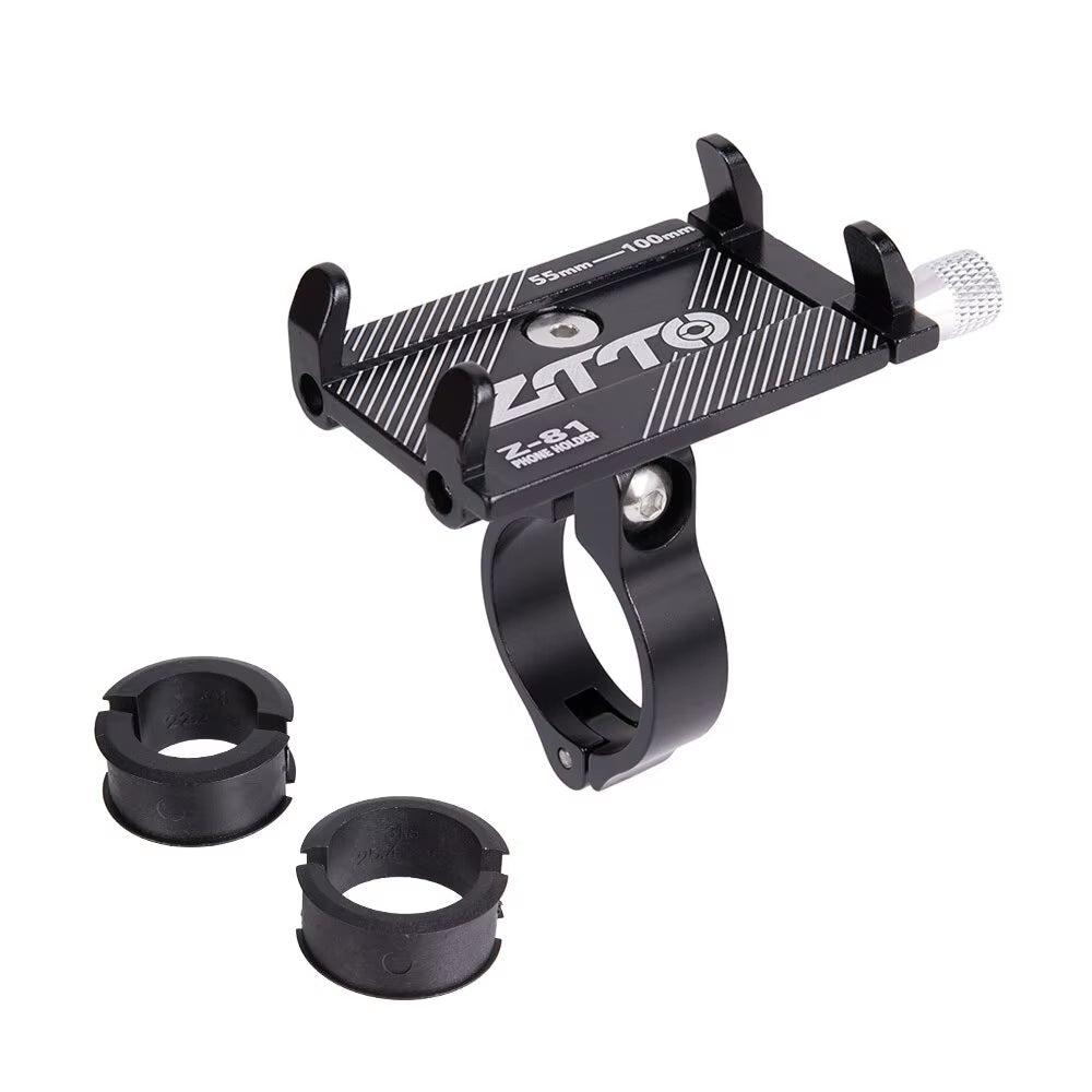 Universal Bicycle Phone Holder - Durable Metal Mount for MTB, Road Bikes, and Motorcycles