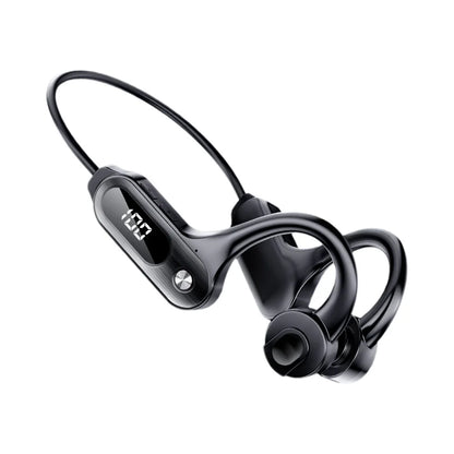 Bone Conduction Bluetooth 5.3 Earbuds Hanging Earhook IPX5 Running Sports Earphones with SD Card Play for Exercise Yoga Outdoor