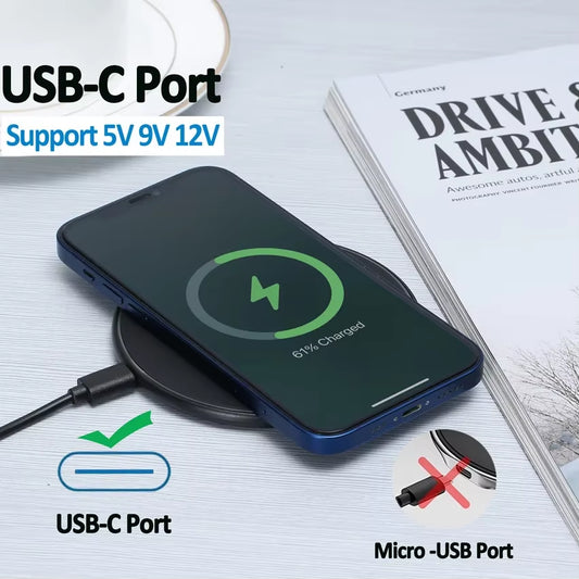 100W Fast Wireless Charger Pad for Iphone 15 14 13 12 X Pro Max 8 Samsung Galaxy S23 Xiaomi Wireless Charging Station Chargers