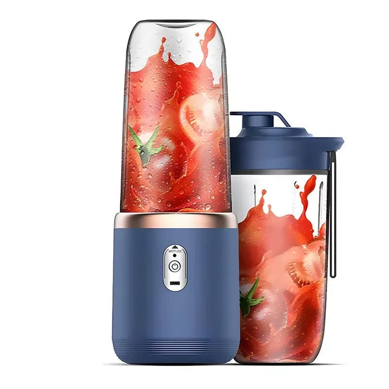 Portable Electric 400ml 6 Blades Juice Blender For Fresh Juice Smoothie