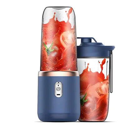 Portable Electric 400ml 6 Blades Juice Blender For Fresh Juice Smoothie