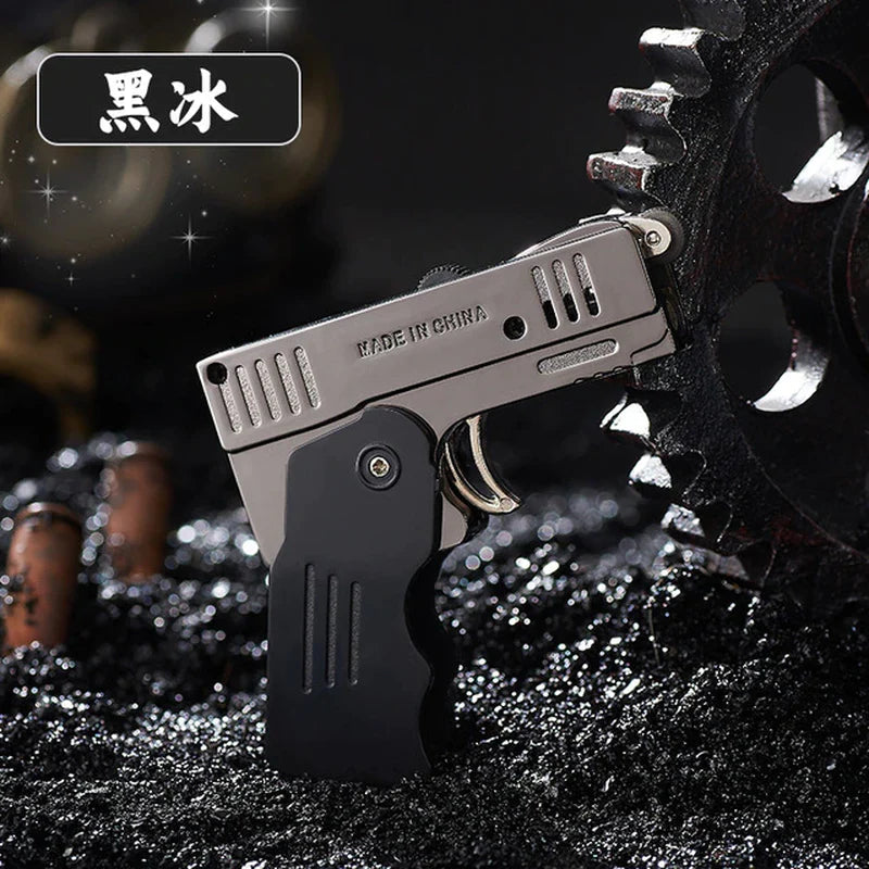 Professional Pistol Lighter Torch Gas Gun Set - 10 PCS Windproof Cigar and Cigarette Holders