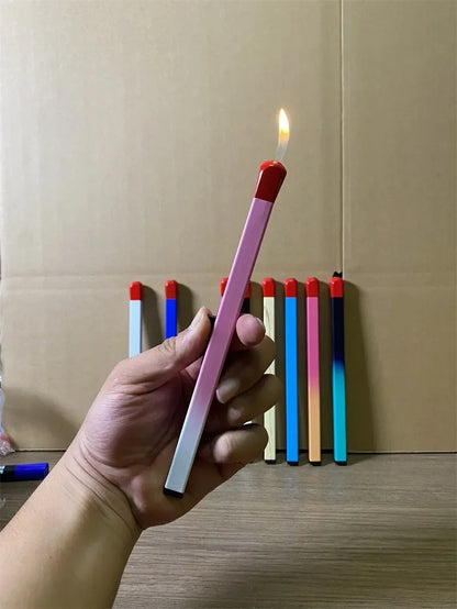 Gradient Ultra Long Luminous Match Lighter Butane Torch Inflatable Home Aromatherapy Kitchen Tool Gift - New Design