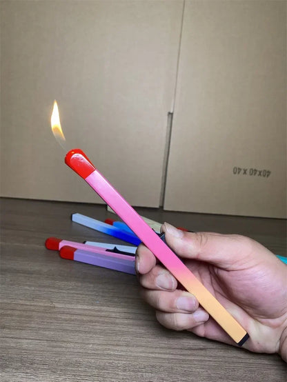 Gradient Ultra Long Luminous Match Lighter Butane Torch Inflatable Home Aromatherapy Kitchen Tool Gift - New Design