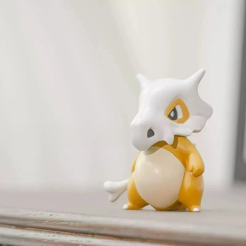 8Cm Pokemon Cubone Figure Cartoon Cute Ornament Model Desktop Car and Decoration Festival Gift Collectible
