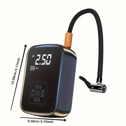 Powerful Wireless Car Air Compressor - Versatile Electric Tire Inflator for Cars, Motorcycles, Bicycles, and More!