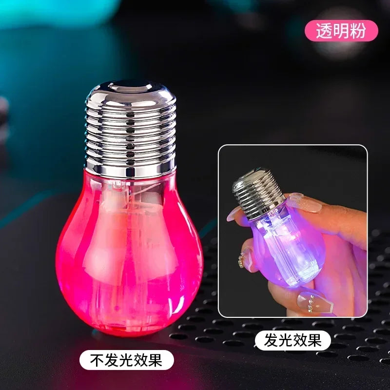 New Green Flame Transparent Body Electric Butane Gas Lighter with Colorful Lights Windproof Jet Torch Lighter Cool Lighter Gift