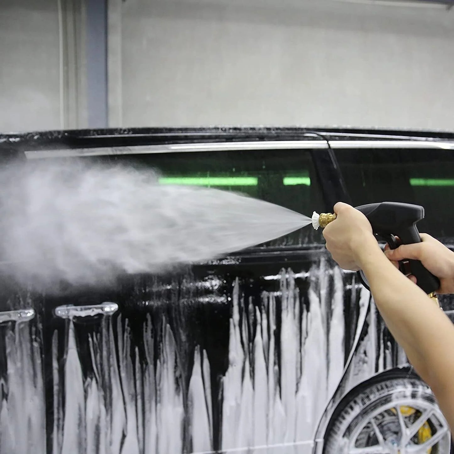 1/4" High-Pressure Washer Gun, 4000 PSI Foam Spray Wand with Nozzle for Car Wash