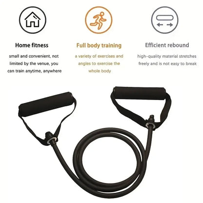 Resistance Bands with Handles for Strength Training at Home - Exercise Bands for Men and Women
