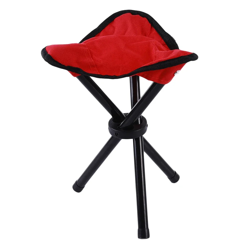 Must-Have Portable Steel Foldable Tripod Stool – Multipurpose for Picnic, Camping, Hiking & Fishing