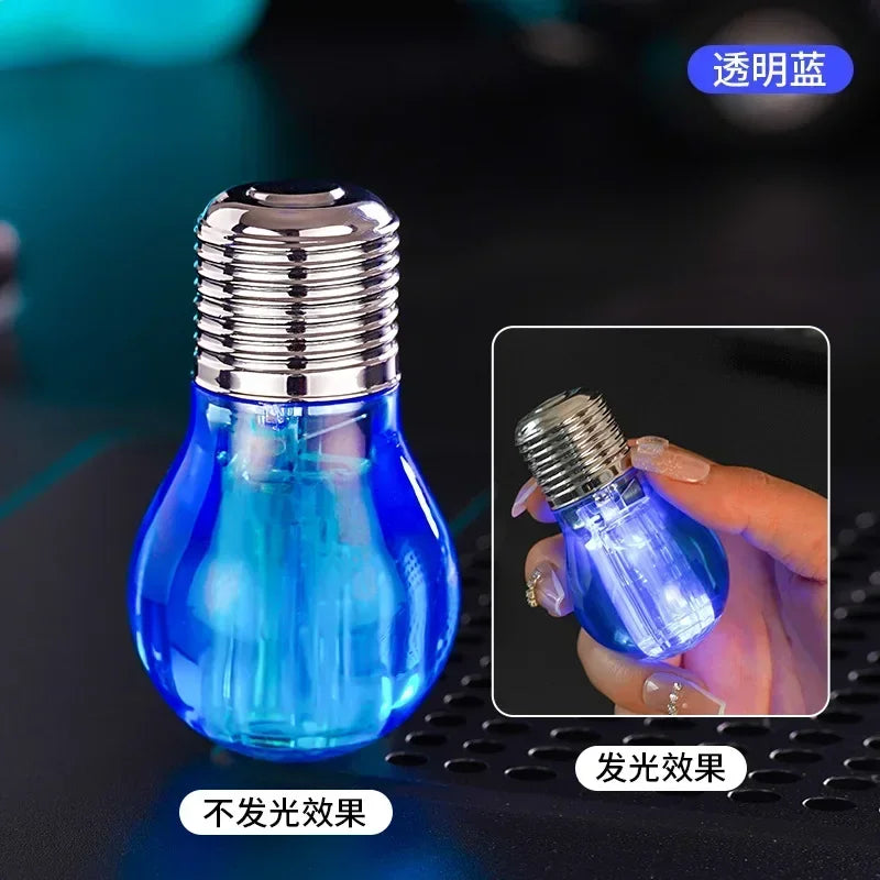 New Green Flame Transparent Body Electric Butane Gas Lighter with Colorful Lights Windproof Jet Torch Lighter Cool Lighter Gift