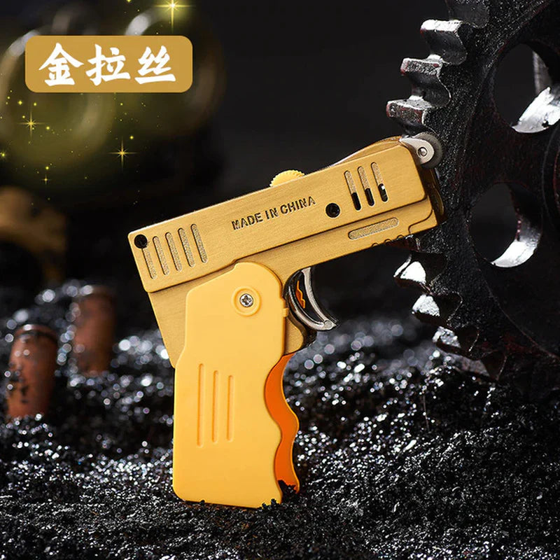 Professional Pistol Lighter Torch Gas Gun Set - 10 PCS Windproof Cigar and Cigarette Holders