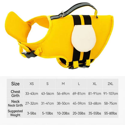 Dog Life Jacket with Rescue Handle 