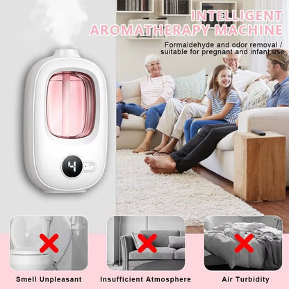 Automatic Aromatherapy Diffuser and Air Freshener - Rechargeable Humidifier for Home Use
