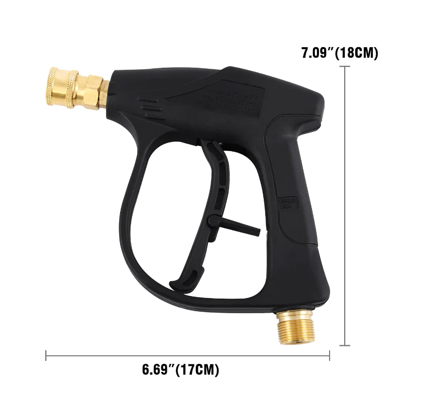 1/4" High-Pressure Washer Gun, 4000 PSI Foam Spray Wand with Nozzle for Car Wash