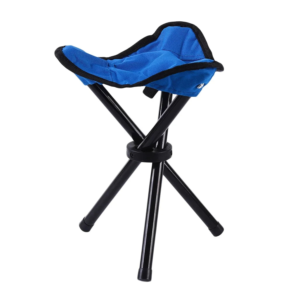 Must-Have Portable Steel Foldable Tripod Stool – Multipurpose for Picnic, Camping, Hiking & Fishing
