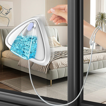 Magnetic Glass Cleaner Automatic Drainage Wiper Glass Double Sided Window Washer Cleaner Brush Household Cleaning Tool