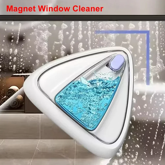 Magnetic Glass Cleaner Automatic Drainage Wiper Glass Double Sided Window Washer Cleaner Brush Household Cleaning Tool
