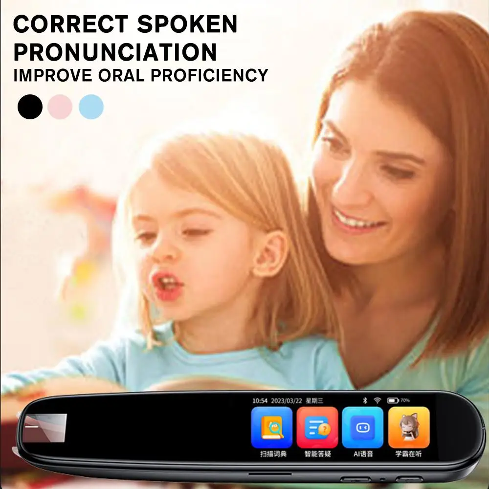 Intelligent Scanning Dictionary Pen Online Support 112 Languages Instant Smart Voice Translator for Teacher Student Studying
