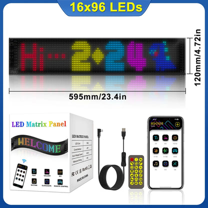 LED Devil Eyes Programmable and Flexible Board for Windshield