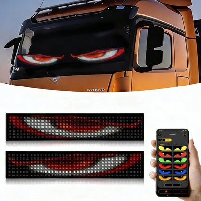 LED Devil Eyes Programmable and Flexible Board for Windshield