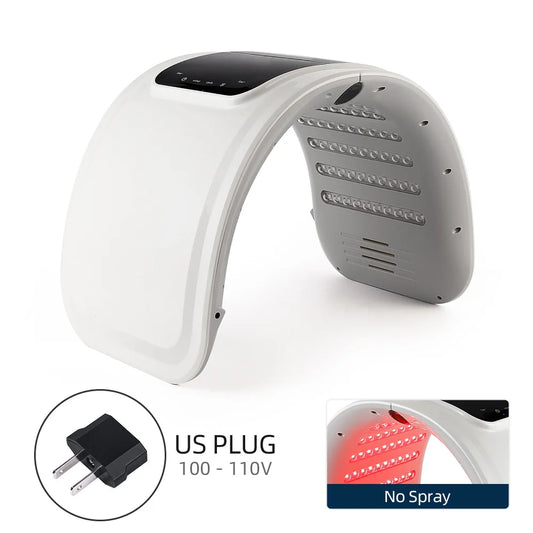 Foreverlily 7 Colors LED Photon Machine Skin Rejuvenation Nano Spray Facial Body Spa Device Deep Hydration Beauty Mask