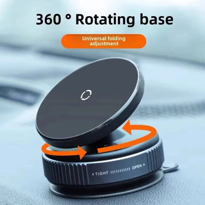 360° Rotation Suction Cup for Magsafe Magnetic Vacuum Car Phone Holder Navigation Stand Bracket Car Magnetic Holder for Phone