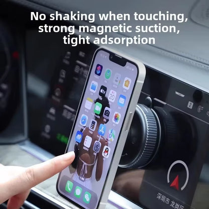360° Rotation Suction Cup for Magsafe Magnetic Vacuum Car Phone Holder Navigation Stand Bracket Car Magnetic Holder for Phone
