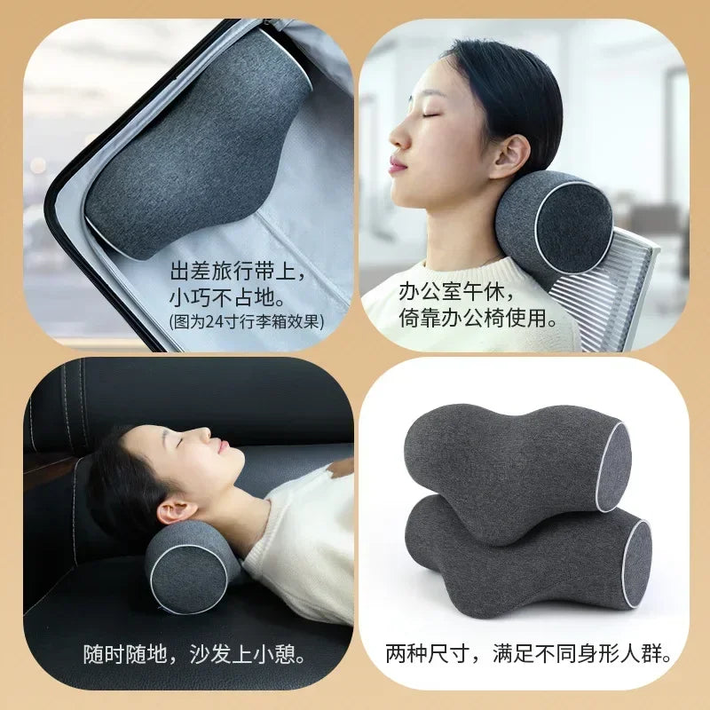 Memory Cotton Pillow Bedding Pillow Neck Protection Spine Lumbar Neck Maternity Pillow for Sleeping Orthopedic