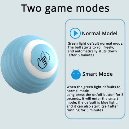 Engaging Smart Interactive Cat Toy Ball - Rechargeable Automatic Moving Teaser for Indoor Fun
