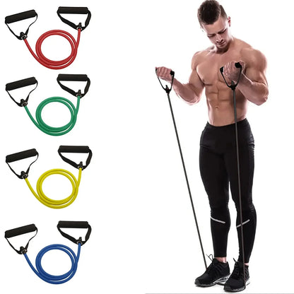 Resistance Bands with Handles for Strength Training at Home - Exercise Bands for Men and Women