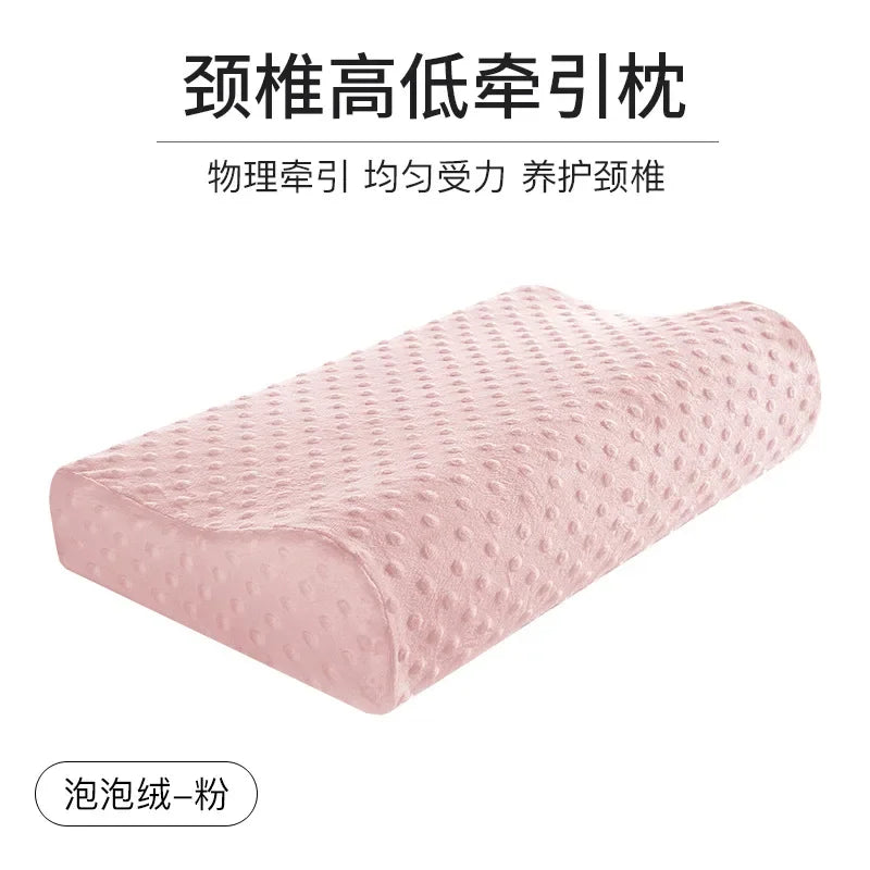 Memory Cotton Pillow Bedding Pillow Neck Protection Spine Lumbar Neck Maternity Pillow for Sleeping Orthopedic