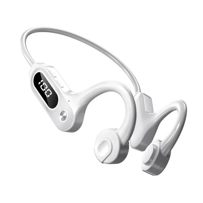 Bone Conduction Bluetooth 5.3 Earbuds Hanging Earhook IPX5 Running Sports Earphones with SD Card Play for Exercise Yoga Outdoor