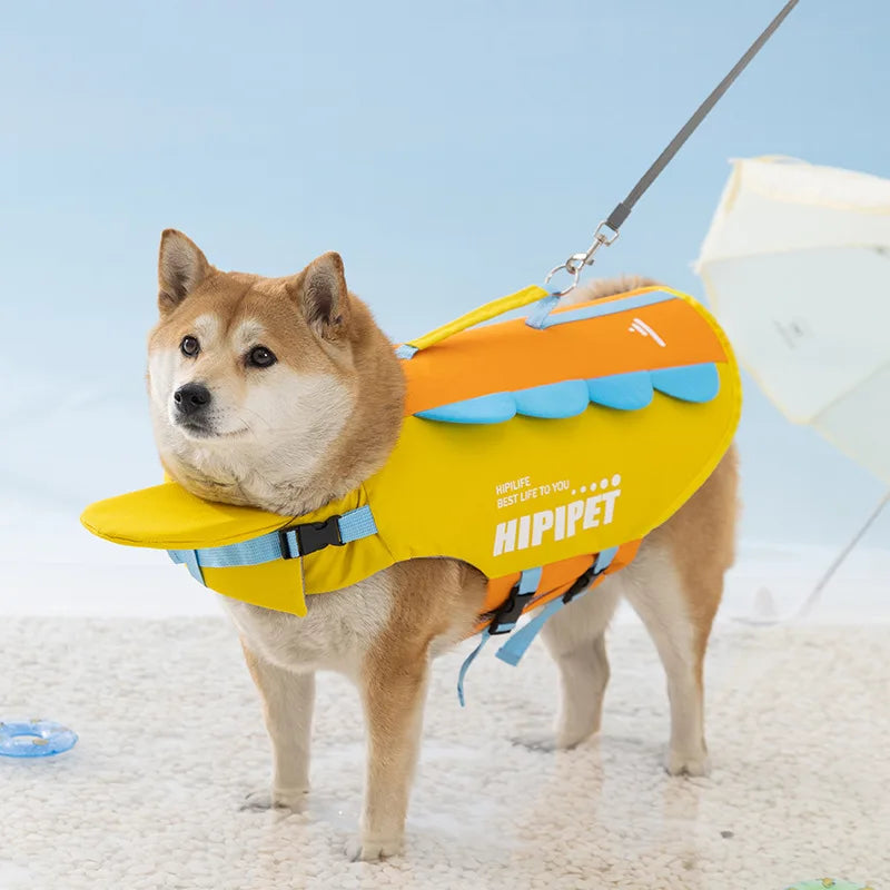 Dog Life Jacket with Rescue Handle 