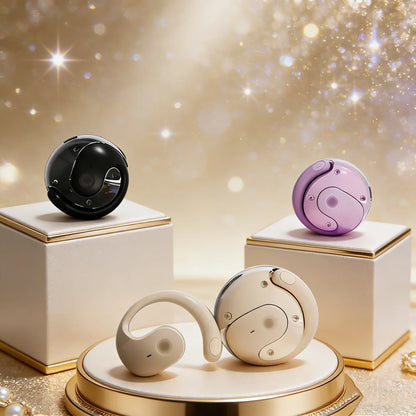 Wireless Bluetooth 5.3 HD Voice Call Earphones Noise Reduction Headphones Portable Earbuds with Mic for All Smartphones