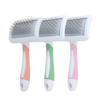 Pet Hair Shedding Comb Dog Cat Brush Grooming Long Hair Indoor Cats Brush Hair Remover Cleaning Beauty Slicker Pet Supplies