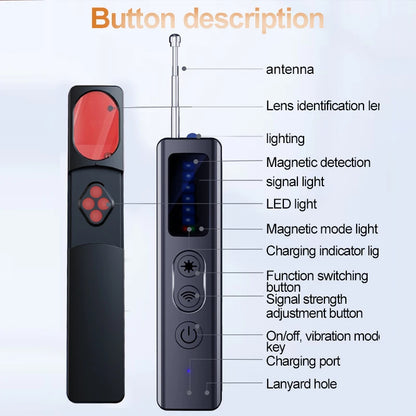 Hidden Camera & Bug Detector Anti-Spy  All Signal Scanner 