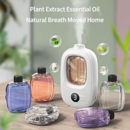 Automatic Aromatherapy Diffuser and Air Freshener - Rechargeable Humidifier for Home Use