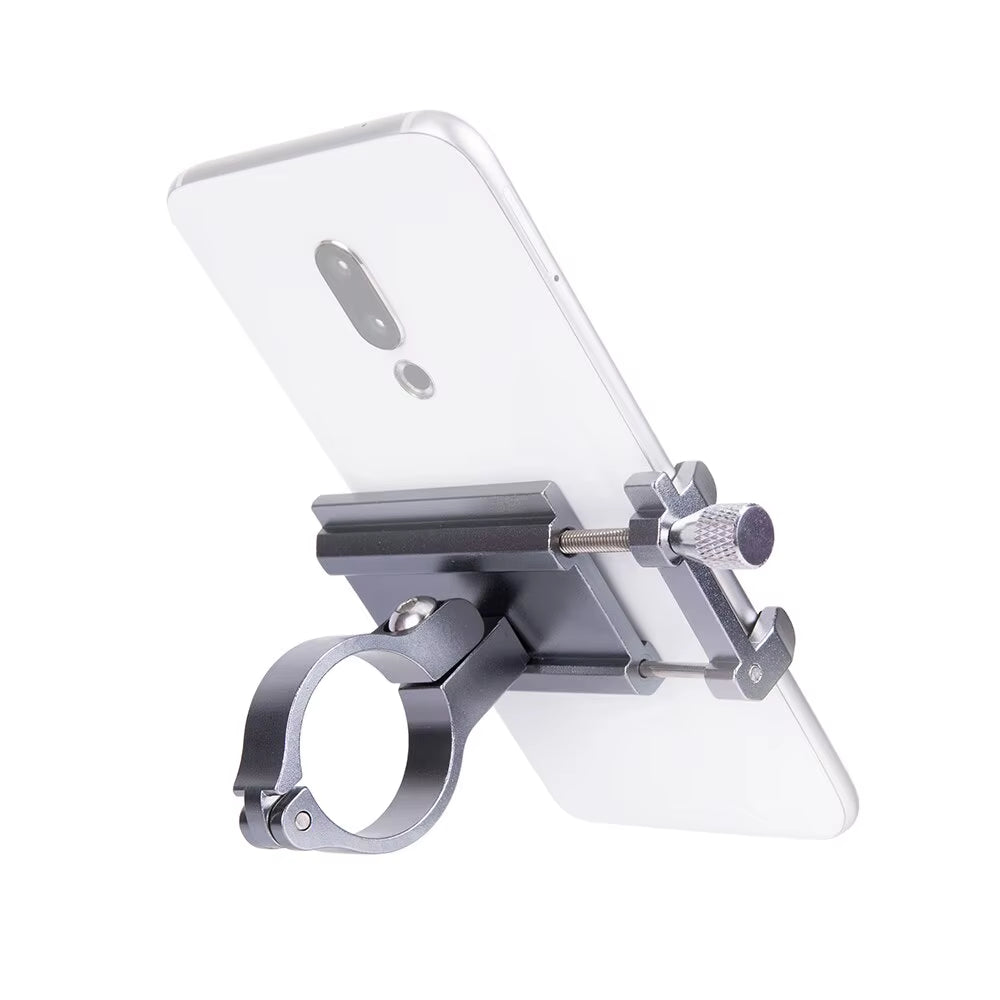 Universal Bicycle Phone Holder - Durable Metal Mount for MTB, Road Bikes, and Motorcycles