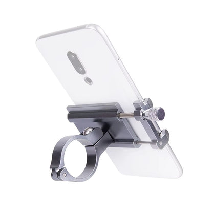 Universal Bicycle Phone Holder - Durable Metal Mount for MTB, Road Bikes, and Motorcycles