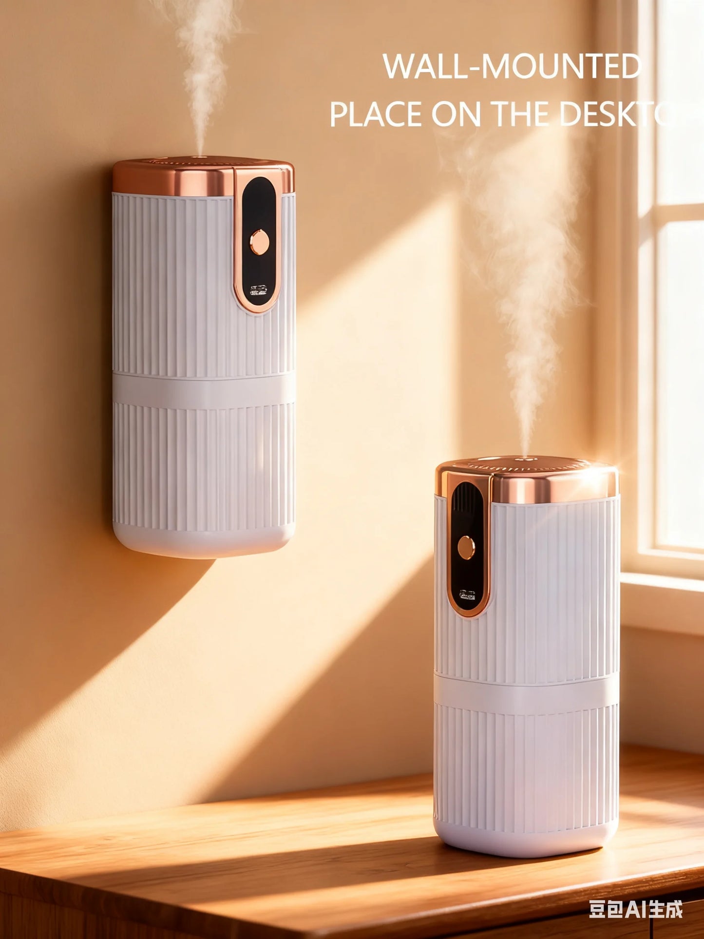 Rechargeable Mini Essential Oil Diffuser 5 Gear Aromatherapy Machine Large Mist Air Humidifier for Home Car Office Use